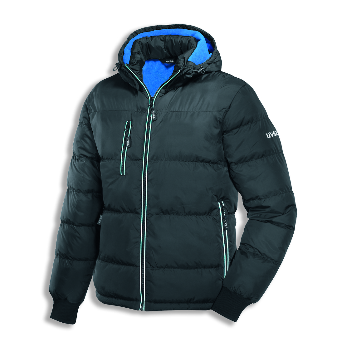 UVEX workwear Thermo-Steppjacke 9894 schwarz/blau Gr.XL 56/58 98668.12