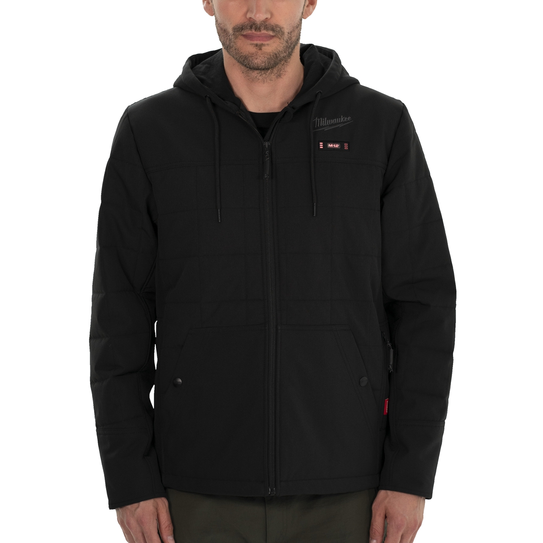 MILWAUKEE Akku-Thermo-Steppjacke Herren M12HPJBL2-0 schwarz S