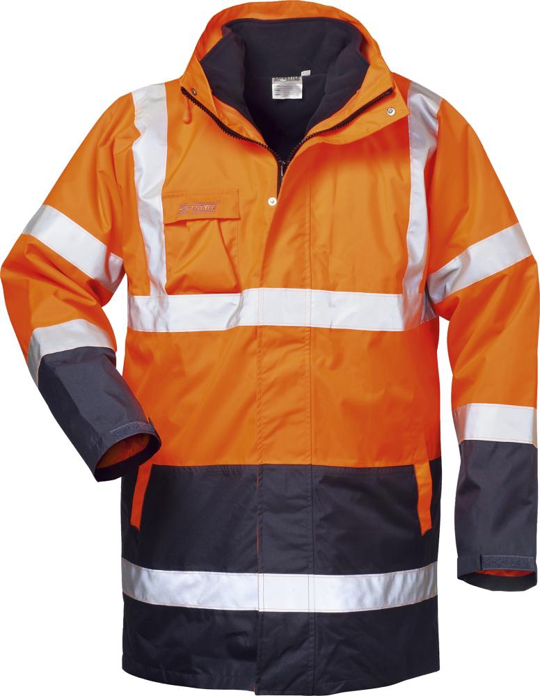Warnparka Travis, Gr. 2XL, orange/marine