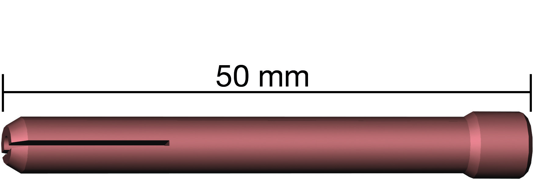 Spannhülsen 1,6 mm 50 mm Lg. 702.0008