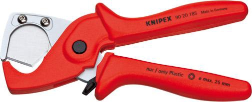 KNIPEX 90 20 185 PlastiCut Schlauch- Schutzrohrschneider glasfaserver. 185 mm