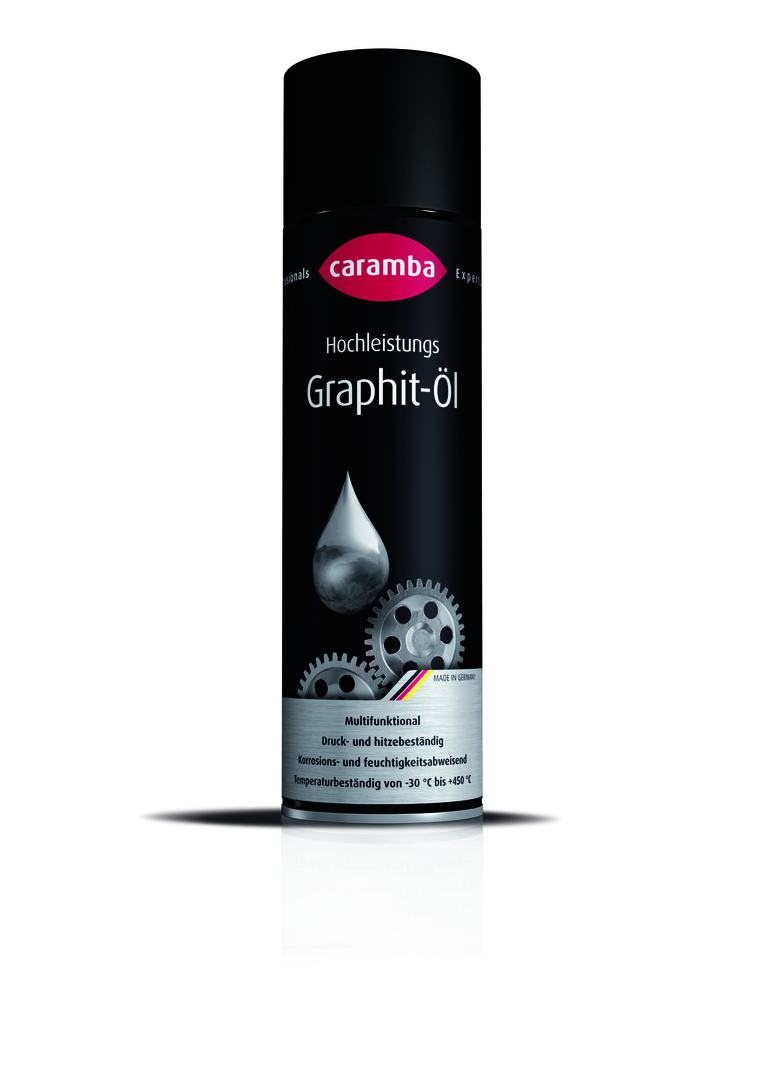 CARAMBA Universal Graphit-Öl 500 ml Spraydose, "Profi-Serie"