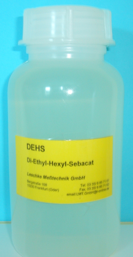 Aerosol DEHS Di-Ethyl-Hexyl-Sebacat 500ml-Weithalsflasche