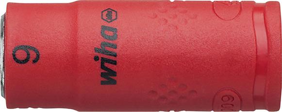 Wiha 1/4" Steckschlüsseleinsatz isoliert, 9mm